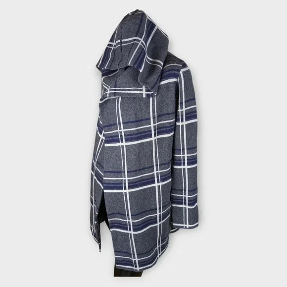 Anthropologie Field Flower Glencoe plaid wool sweater coat Size S - Picture 5 of 9